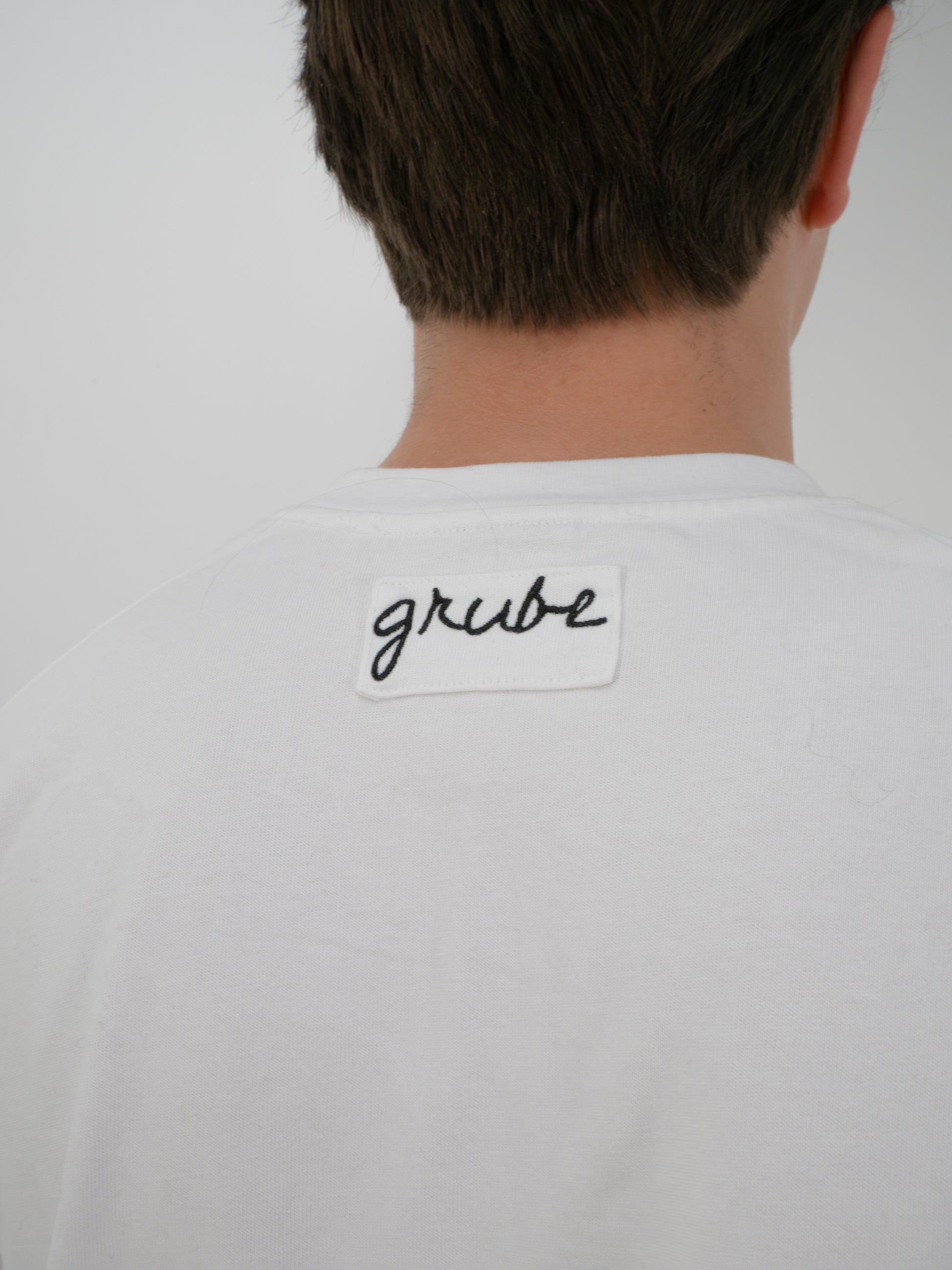 Grube "heavy weight white tee"