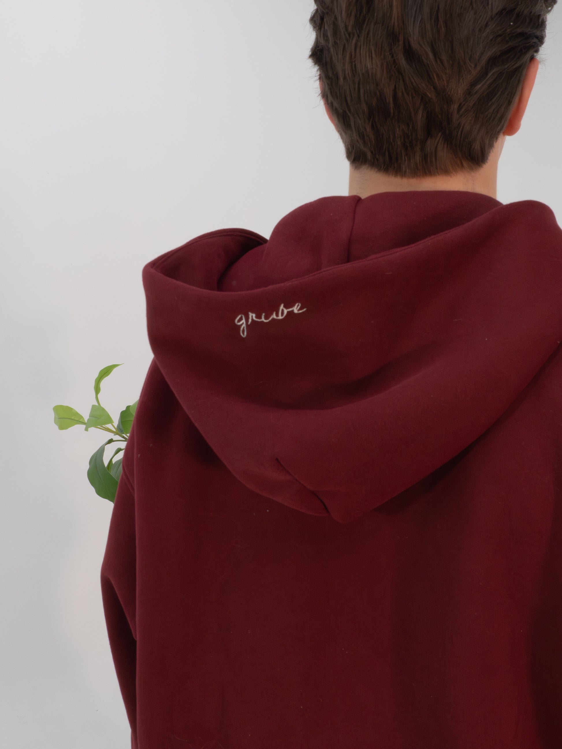 Grube "Joggers and zip up - Bordeaux red"