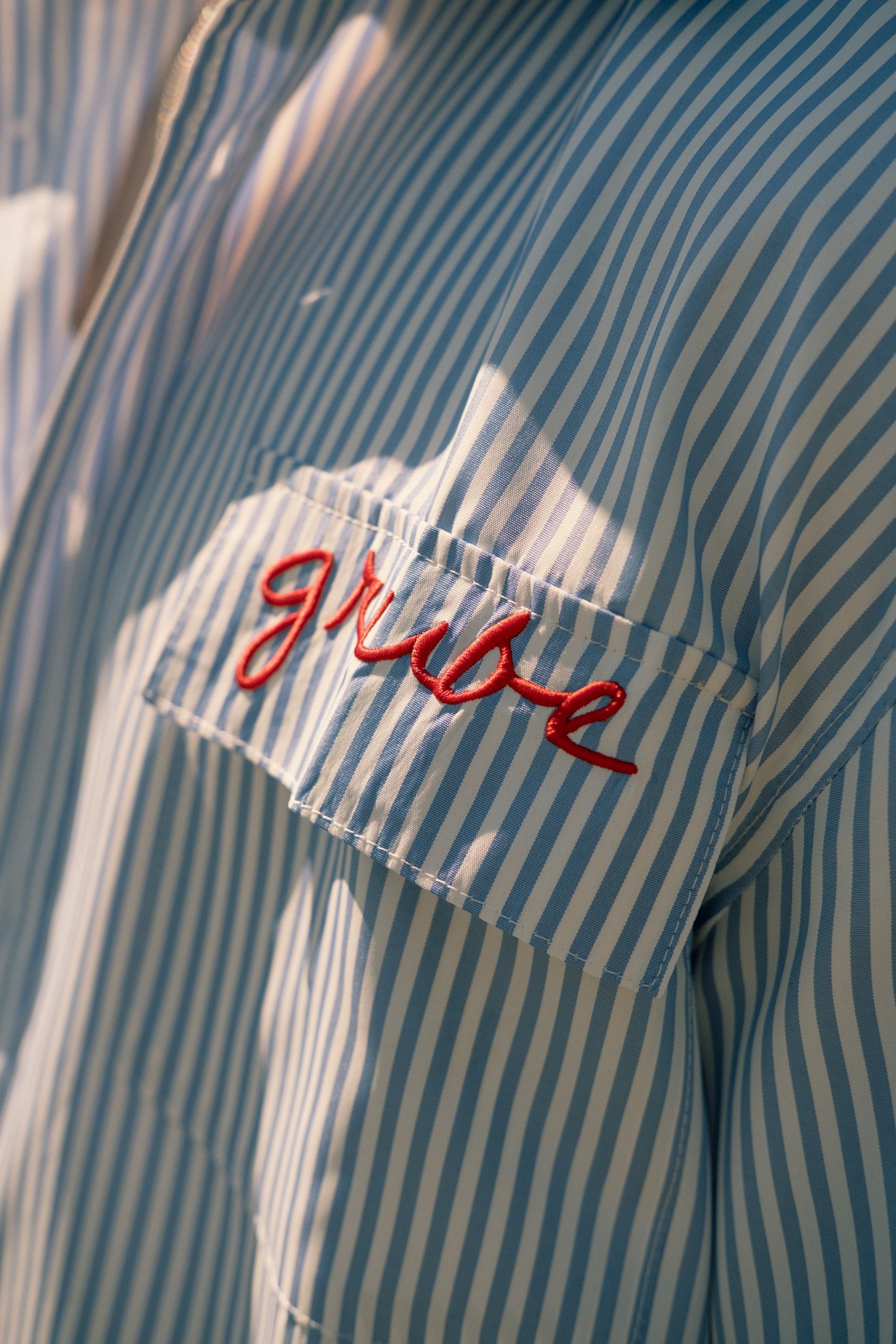 Grube - Stripe Shirt Blue