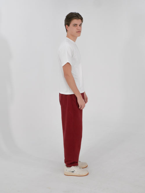 Grube "Joggers and zip up - Bordeaux red"