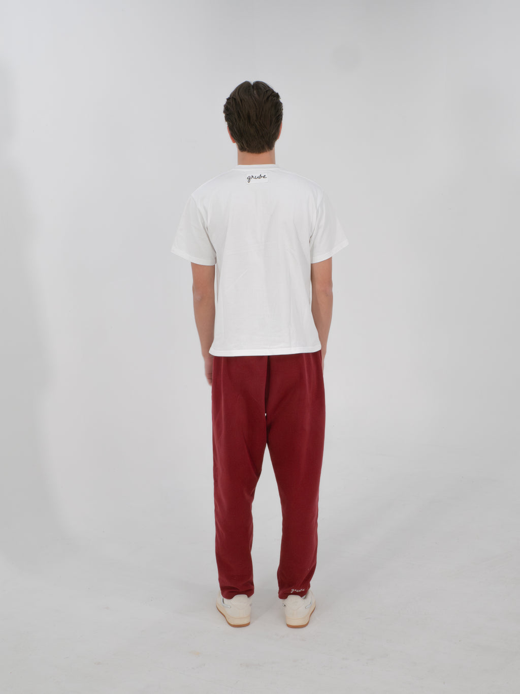 Grube "Joggers and zip up - Bordeaux red"