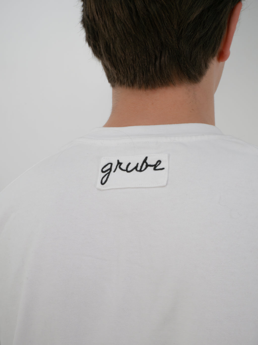 Grube "heavy weight white tee"
