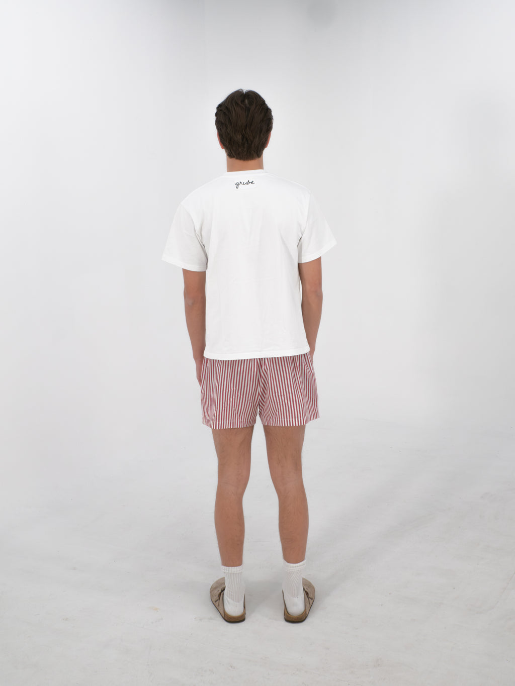 Grube "heavy weight white tee"