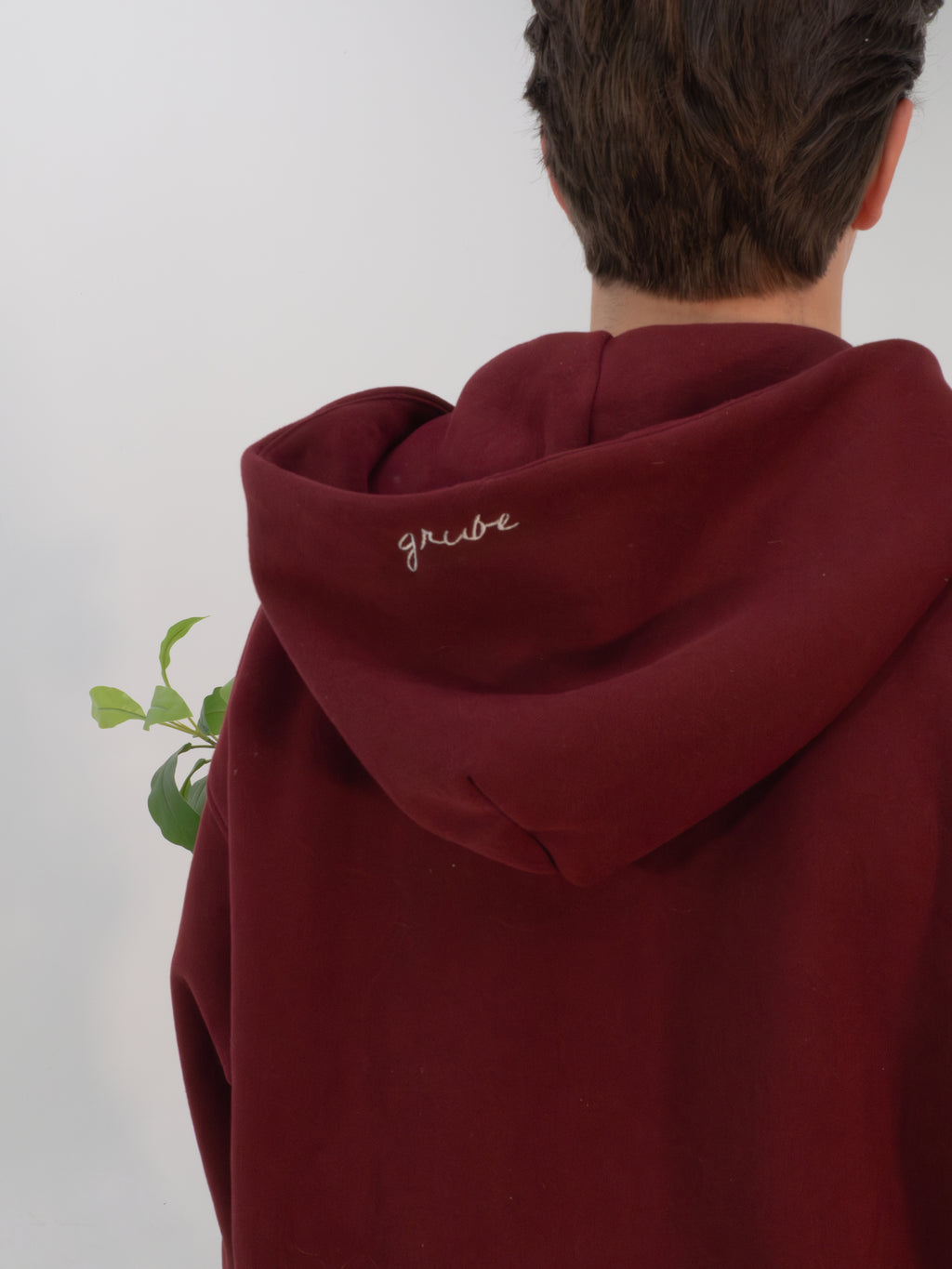 Grube "Joggers and zip up - Bordeaux red"