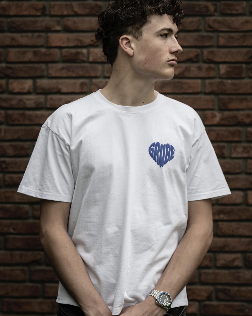 Grube heavyweight "Don't worry tee"