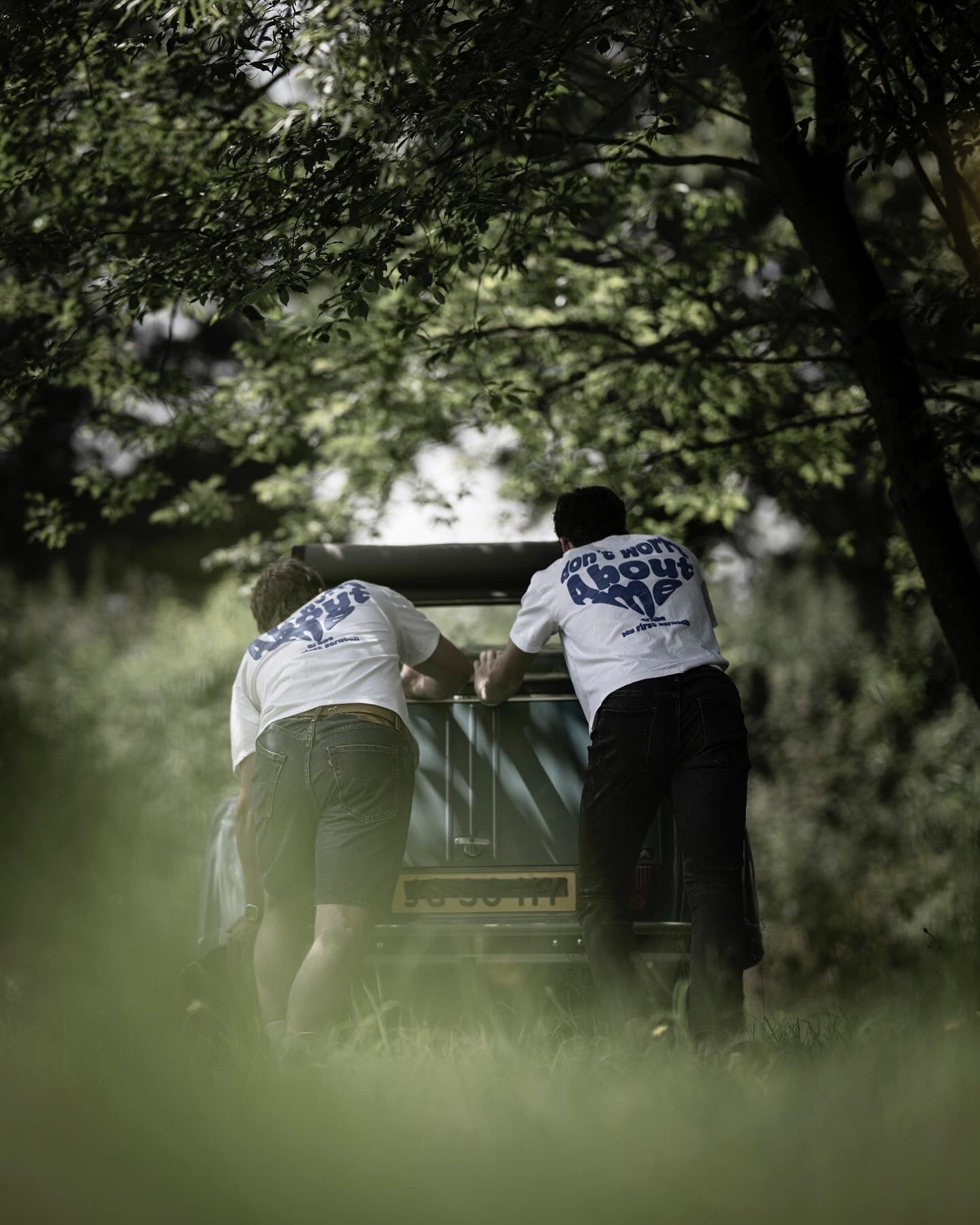 Grube heavyweight "Don't worry tee"